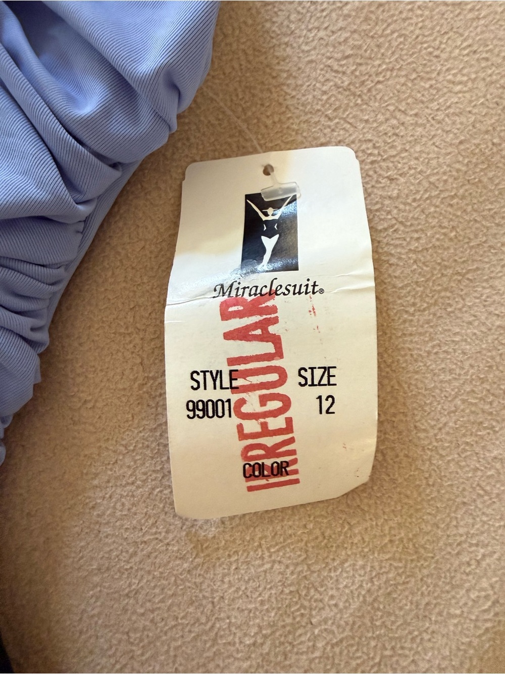 Miraclesuit Size 12 One Piece Swimsuit Tummy Control Colorblock DEFECT - Picture 4 of 16